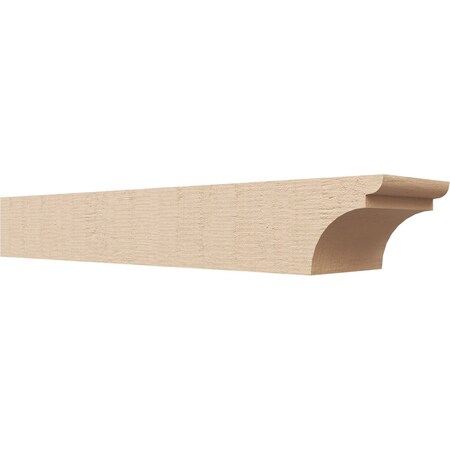 Ekena Millwork 6in. W x 4in. H x 28in. L Yorktown Woodgrain TimberThane Rafter Tail, Primed Tan RFTUR06X04X28YORRCPR